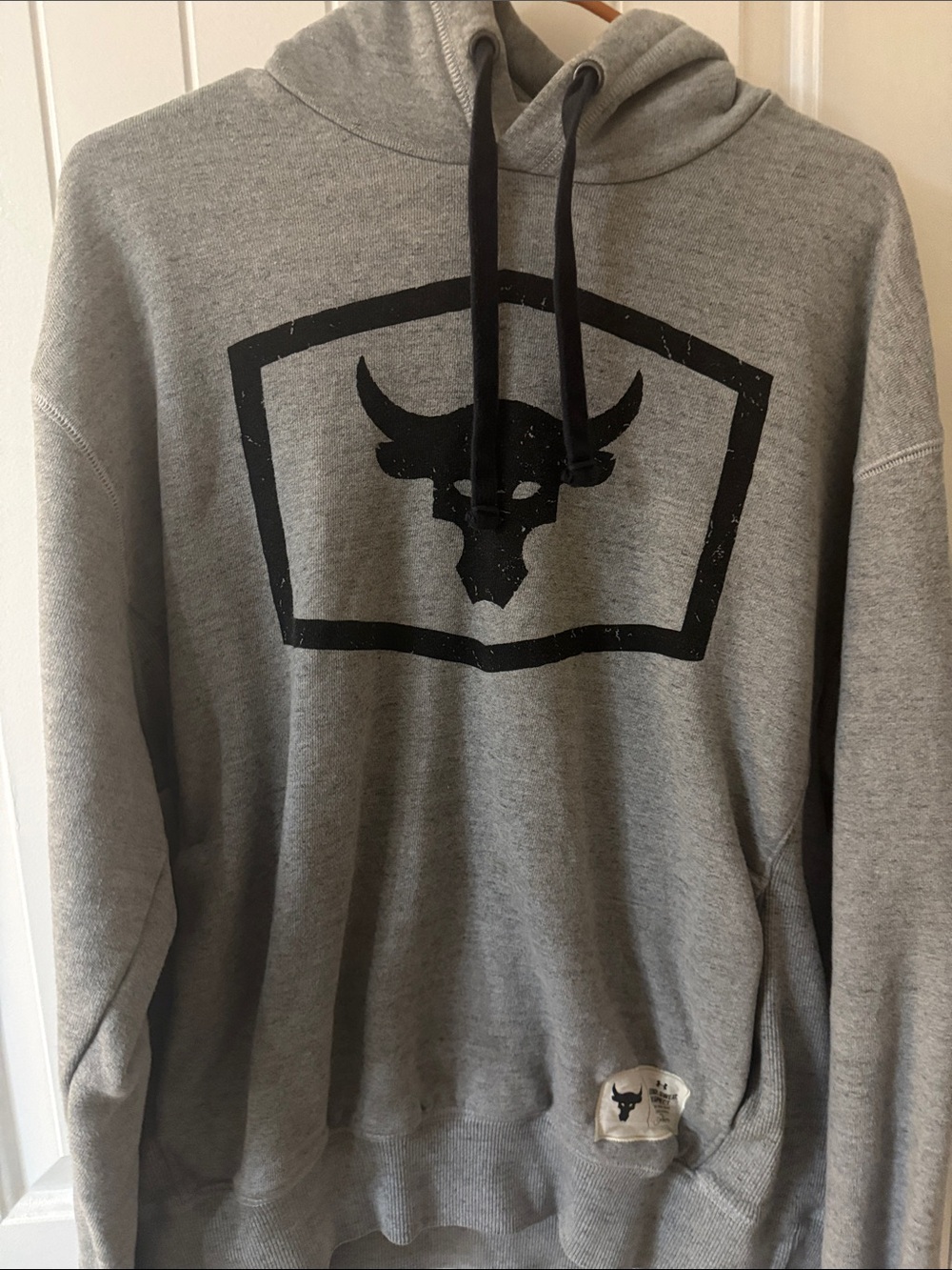 Project Rock Men's Gray Pullover Hoodie